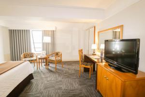 TV a/nebo společenská místnost v ubytování Hotel Miramar