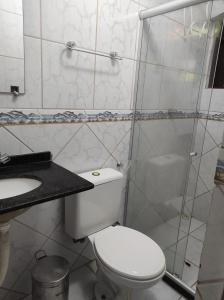 Kúpeľňa v ubytovaní Pousada Zumbi dos Palmares