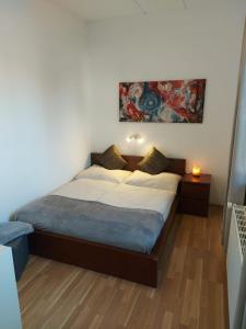 Posteľ alebo postele v izbe v ubytovaní Ferienhaus Alegria