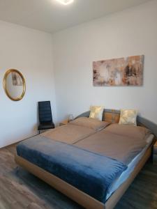 Posteľ alebo postele v izbe v ubytovaní Ferienhaus Alegria + 37 fotografií