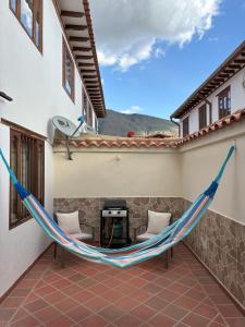 Μπαλκόνι ή βεράντα στο Casa Vida Villa de Leyva - 10 minutos caminando a plaza prinicipal