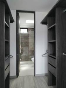 Koupelna v ubytování Apartamento moderno con balcón o terraza