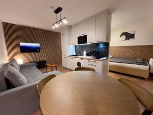 Μια τηλεόραση ή/και κέντρο ψυχαγωγίας στο Apartament Dworcowa