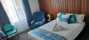 Postel nebo postele na pokoji v ubytování Nationwide Motel