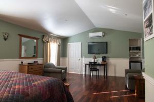 TV a/nebo společenská místnost v ubytování Swift River Suites