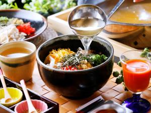 Nourriture dans le ryokan ou à proximité