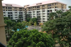 a view from the balcony of a building at Klang Prima Bayu Cozy 4-Room Retreat in Klang