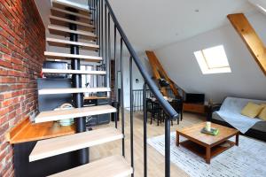 Duplex Élégant et Lumineux avec vue sur le château的休息区
