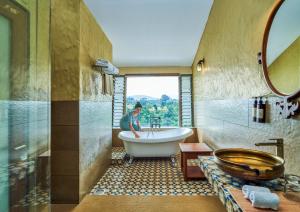Χώρος καθιστικού στο Grape County Eco Resort & Spa, Nashik