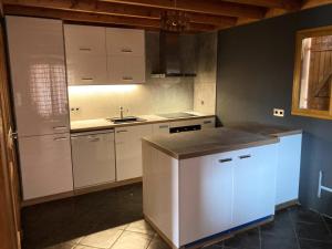 Nhà bếp/bếp nhỏ tại Chalet Forsythia - Chalets pour 10 Personnes 91