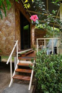 Zahrada ubytování Mook Bamboo Bungalows