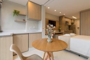 Köök või kööginurk majutusasutuses B Homy Paraíso - Studio espaçoso c design AHZ1004