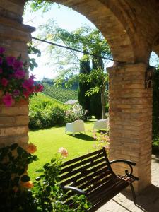 A garden outside Agriturismo Fiorano