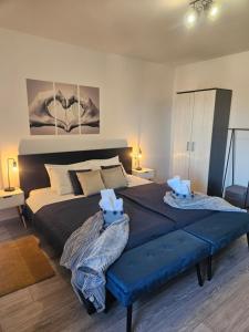 Postel nebo postele na pokoji v ubytování Apartman Meli in village Brusje