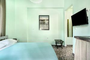 Postel nebo postele na pokoji v ubytování Old Boat double studio 1