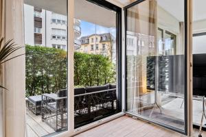 Balkón nebo terasa v ubytování Elegant 1BR - Limpertsberg Gem