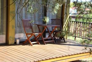 Balkón nebo terasa v ubytování Margis Hotel & SPA