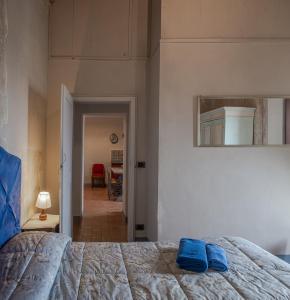Postel nebo postele na pokoji v ubytování Casa il Castello