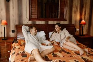 Postel nebo postele na pokoji v ubytování Thermae Grimbergen Hotel