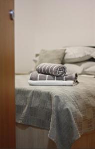 Postel nebo postele na pokoji v ubytování Apartman BartuLina