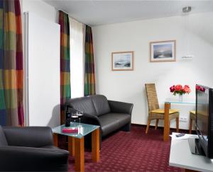 Istumisnurk majutusasutuses Hotel Flörke