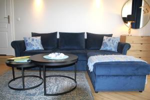 Posezení v ubytování Apartamenty Royal Maris 7 - najlepsza lokalizacja w Ustce, blisko plaży i portu, bezpłatny parking, ścisłe centrum