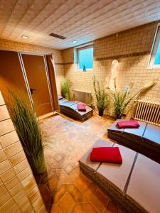 Posezení v ubytování Hotel Restaurant Adler Stube