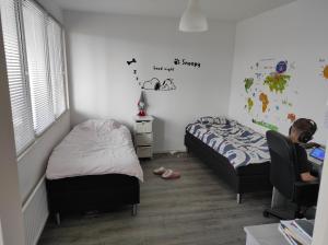 Postel nebo postele na pokoji v ubytování Privat apartment Bojan