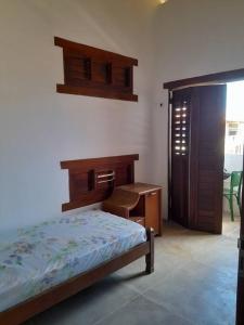 Katil atau katil-katil dalam bilik di Casa Charmosa Verde-Azul