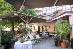 Κήπος έξω από το Landgasthof Weisses Lamm