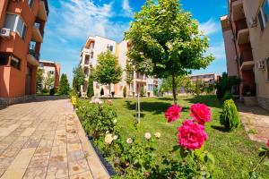 A garden outside Nessebar and Holiday Fort Apartments