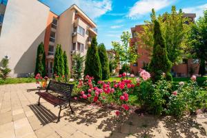 A garden outside Nessebar and Holiday Fort Apartments