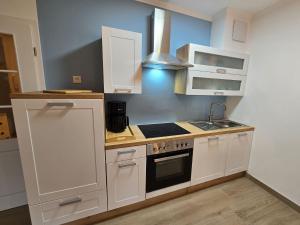 Küche/Küchenzeile in der Unterkunft Dünenpark Binz - Klassik Ferienwohnung mit 1 Schlafzimmer und Balkon im Dachgeschoss 184