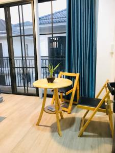Balkón nebo terasa v ubytování Thong Dong Homestay