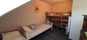 a bedroom with a bunk bed and a ladder at Résidence Les Tennis - 4 Pièces pour 8 Personnes 264 in Villard-de-Lans