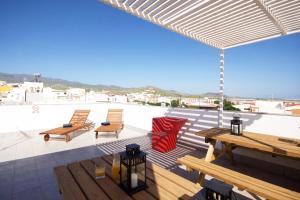 Μπαλκόνι ή βεράντα στο Fuche 11 Apartamentos a 10 minutos del Aeropuerto