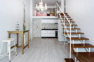 Kuchnia lub aneks kuchenny w obiekcie Dúplex center párking netflix amazon video