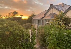 una casa in mezzo a un giardino di St Edwards Cottage, Tintagel a Tintagel