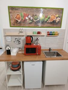 Kuchyň nebo kuchyňský kout v ubytování BARI Giulia Rooms