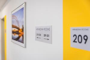 Certifikát, hodnocení, plakát nebo jiný dokument vystavený v ubytování Arrabona Rooms