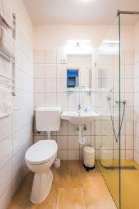 Kúpeľňa v ubytovaní Arrabona Rooms + 21 fotografií