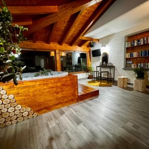 Ruang duduk di Albergo Canella