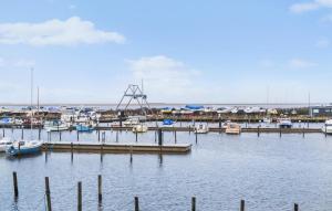 a group of boats docked in a harbor at 2 Bedroom Gorgeous Apartment In Hemmet in Hemmet +10 photos