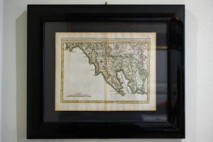 een kaart van de Verenigde Staten bij Casa Venus in La Spezia