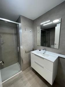 Kúpeľňa v ubytovaní Alpen1 Peñiscola Residencial