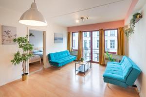 Χώρος καθιστικού στο Bright Apartments In The Heart Of Antwerp