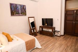 TV a/nebo společenská místnost v ubytování La Casona de Josefa + 32 fotografií