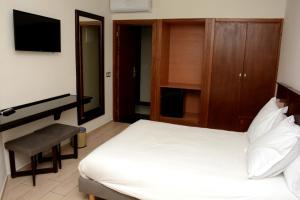 TV a/nebo společenská místnost v ubytování Hotel Aferni