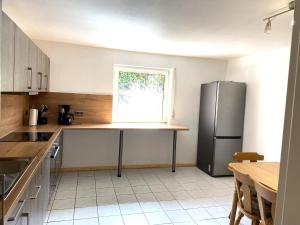 Kuchyň nebo kuchyňský kout v ubytování Monteurwohnung Dornfelder + 10 fotografií