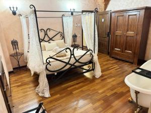 Posteľ alebo postele v izbe v ubytovaní Luxury Corte dei Nobili
